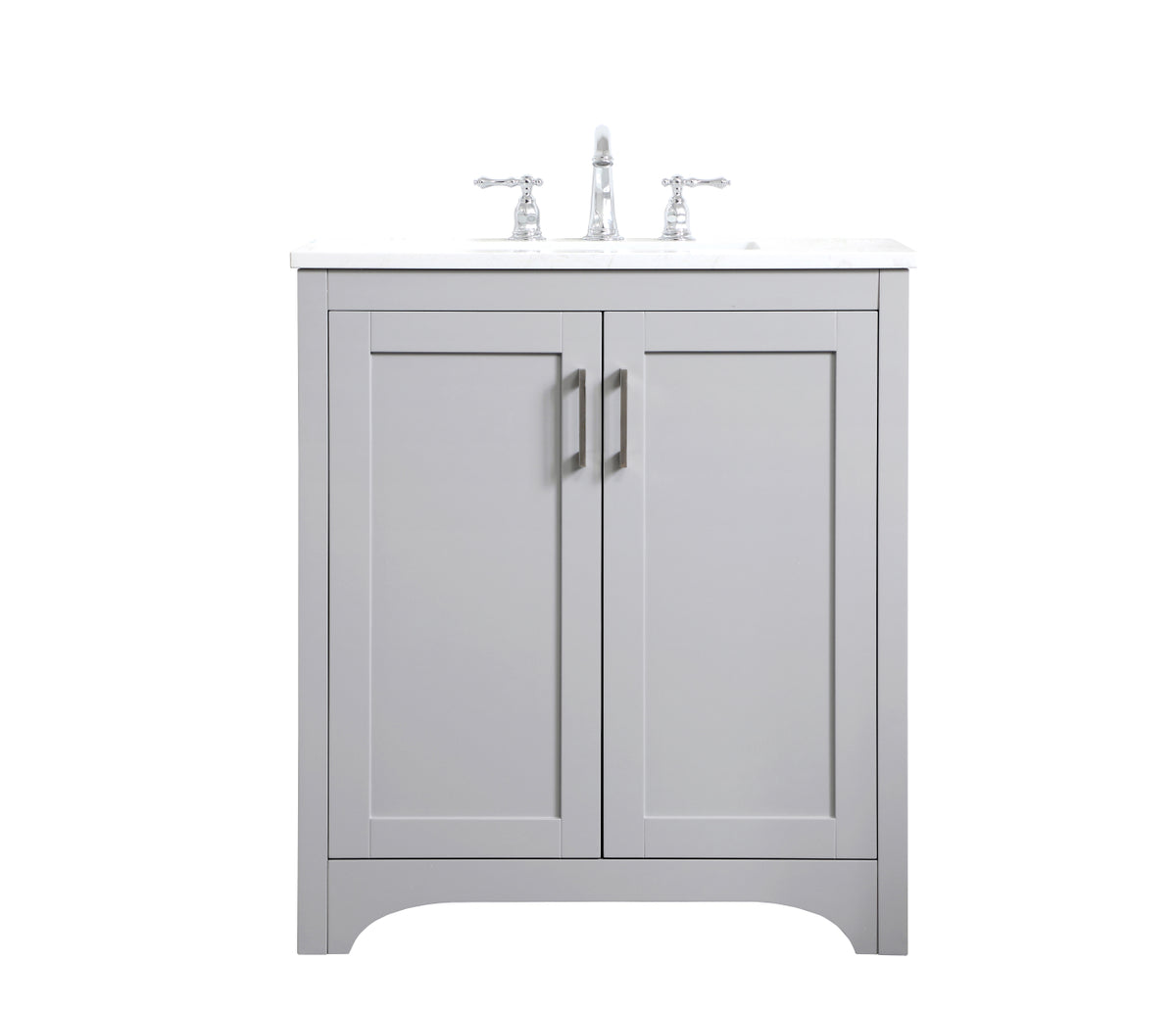 30 inch Single Bathroom Vanity in Grey