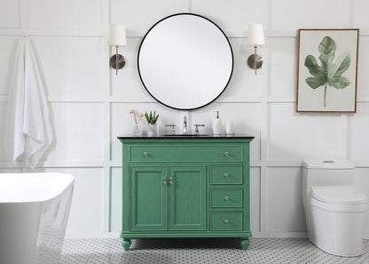 42 inch Single bathroom vanity in vintage mint