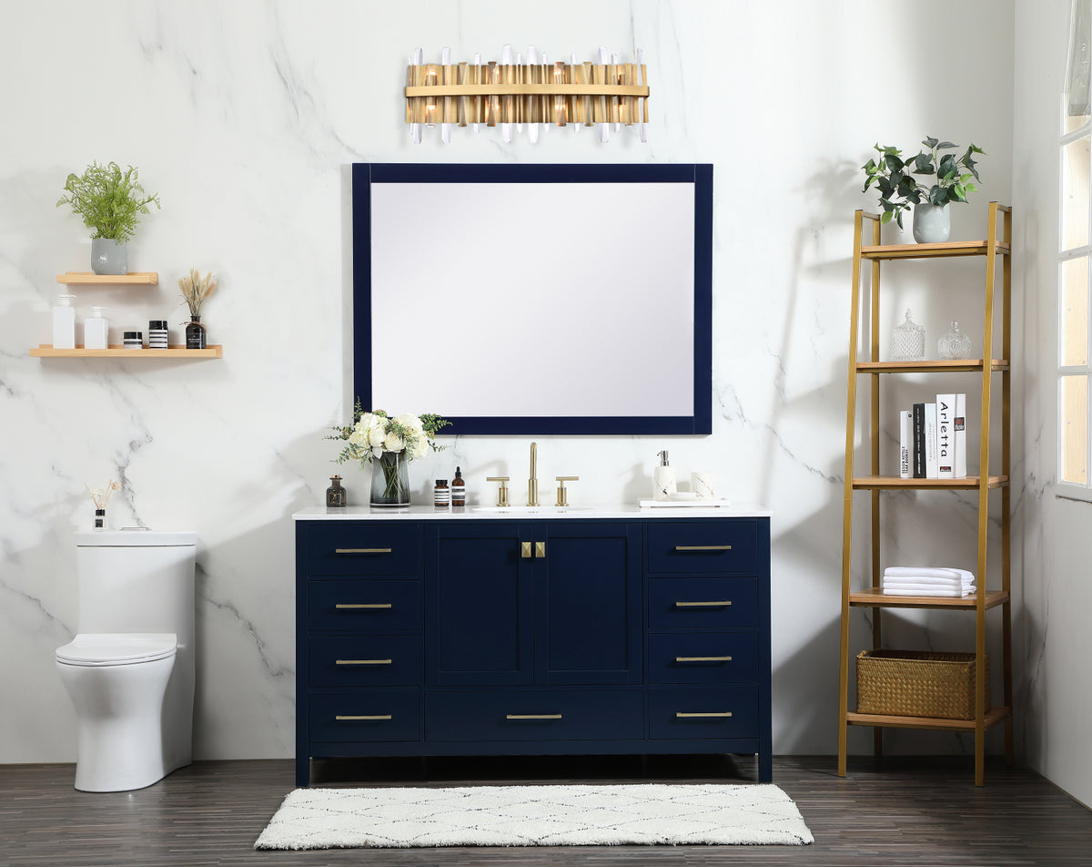 Serena 30 inch crystal bath sconce in satin gold