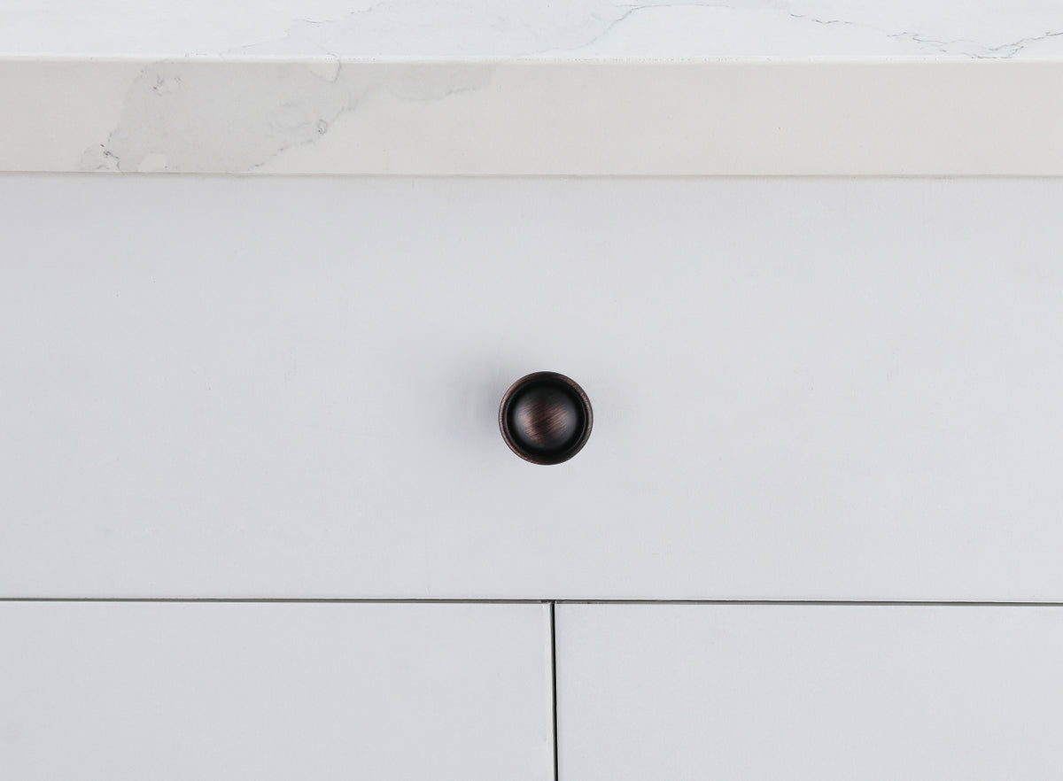 Kadea 1.2" Diameter Oil-rubbed Bronze Mushroom Knob Multipack (Set of 10)