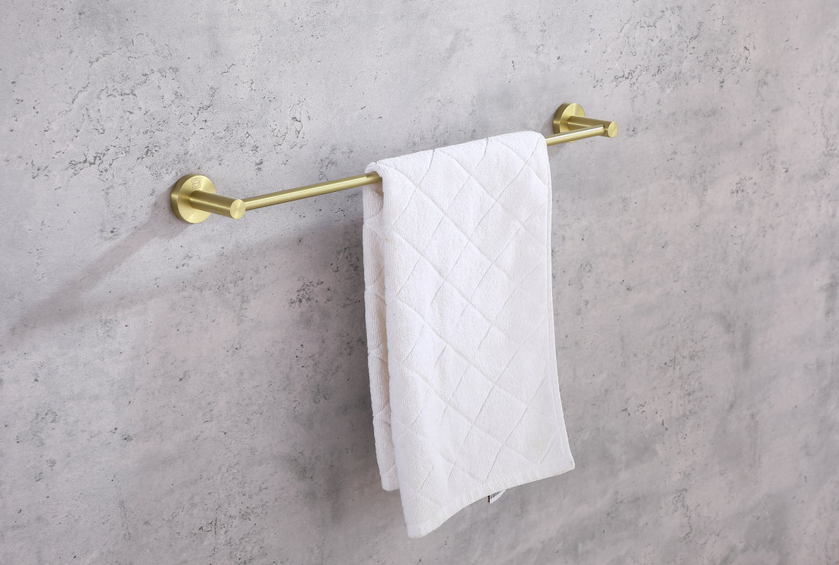 Freya 3-Piece Bathroom Hardware Set in Brushed Gold