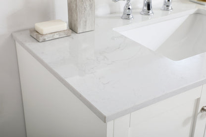 42 inch Single Bathroom Vanity in White