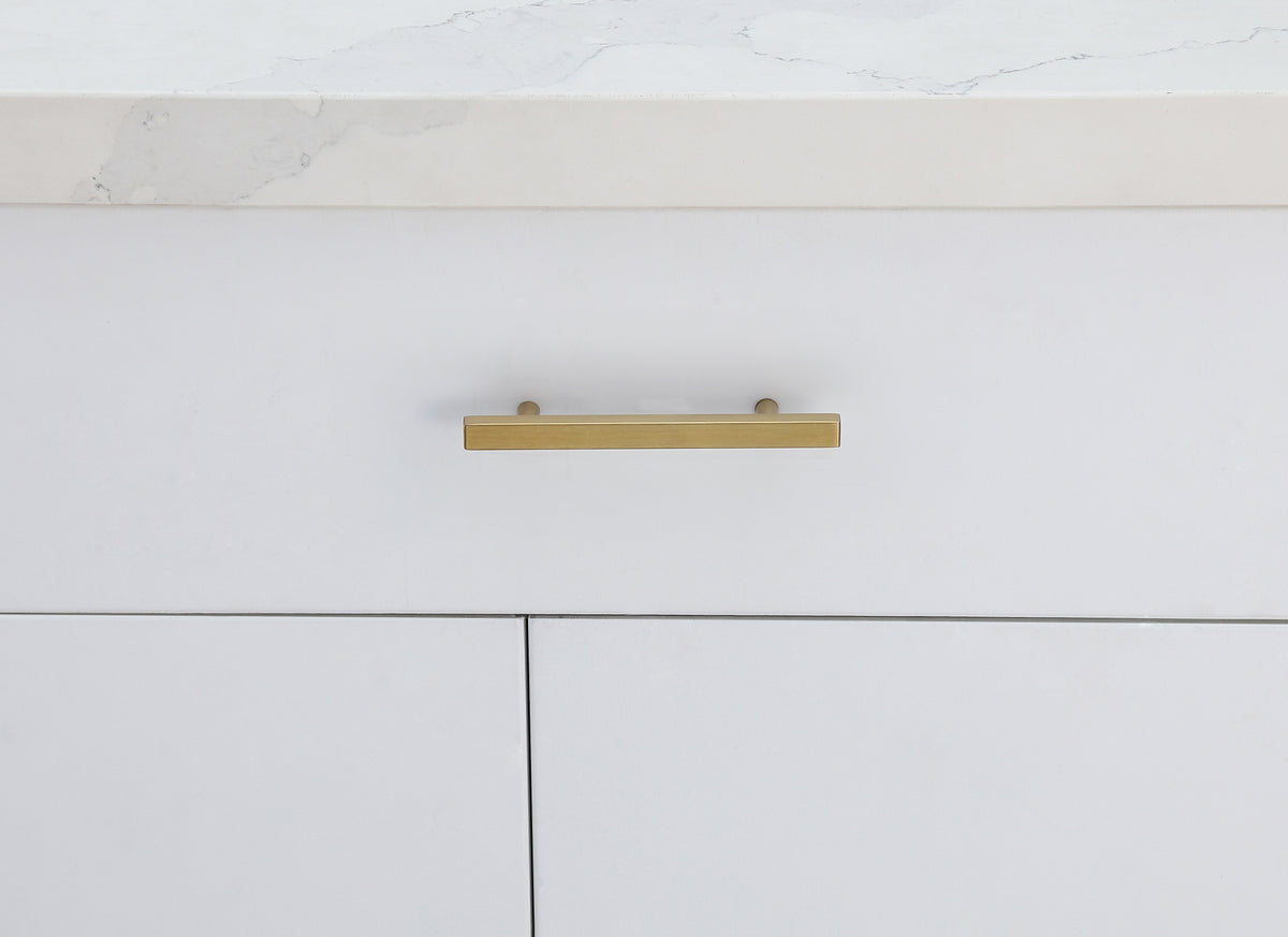 Dior 4" Center to Center Brass Bar Pull Multipack (set of 10)