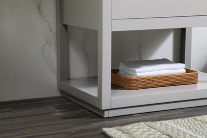 30 inch Single bathroom vanity in grey