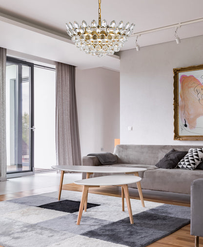 Emilia 20 inch pendant in brass