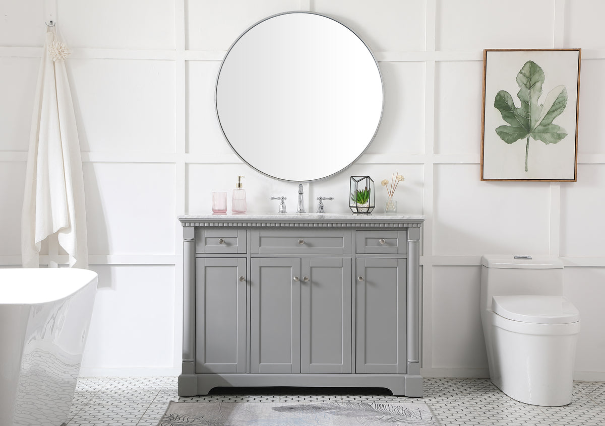 48 inch Single bathroom vanity in  Grey