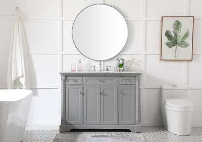 48 inch Single bathroom vanity in  Grey