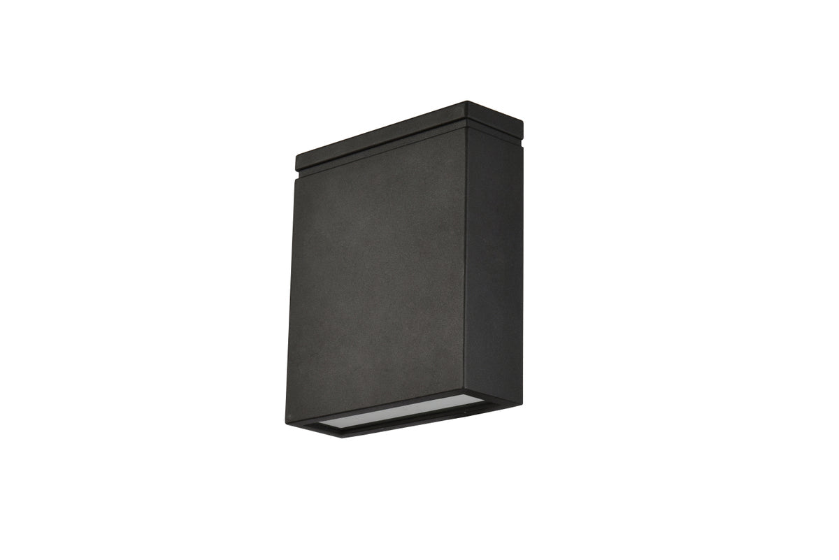 Raine Integrated LED wall sconce  in black