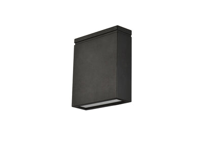 Raine Integrated LED wall sconce  in black