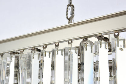 Sydney 12 light polished nickel Chandelier Clear Royal Cut Crystal