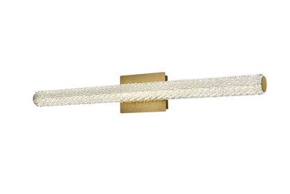 Bowen 36 inch Adjustable LED Wall Sconce in Satin Gold