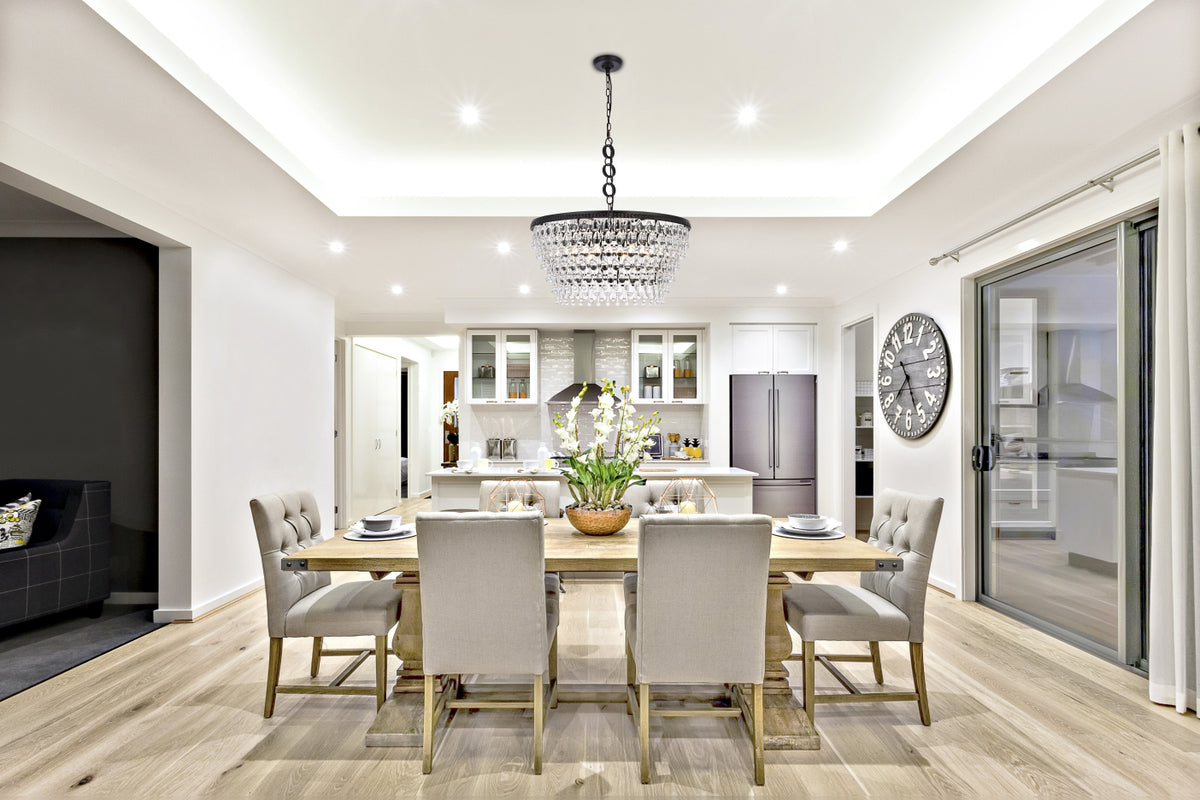 Nordic 6 lights black chandelier