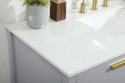 48 inch Single bathroom vanity in grey