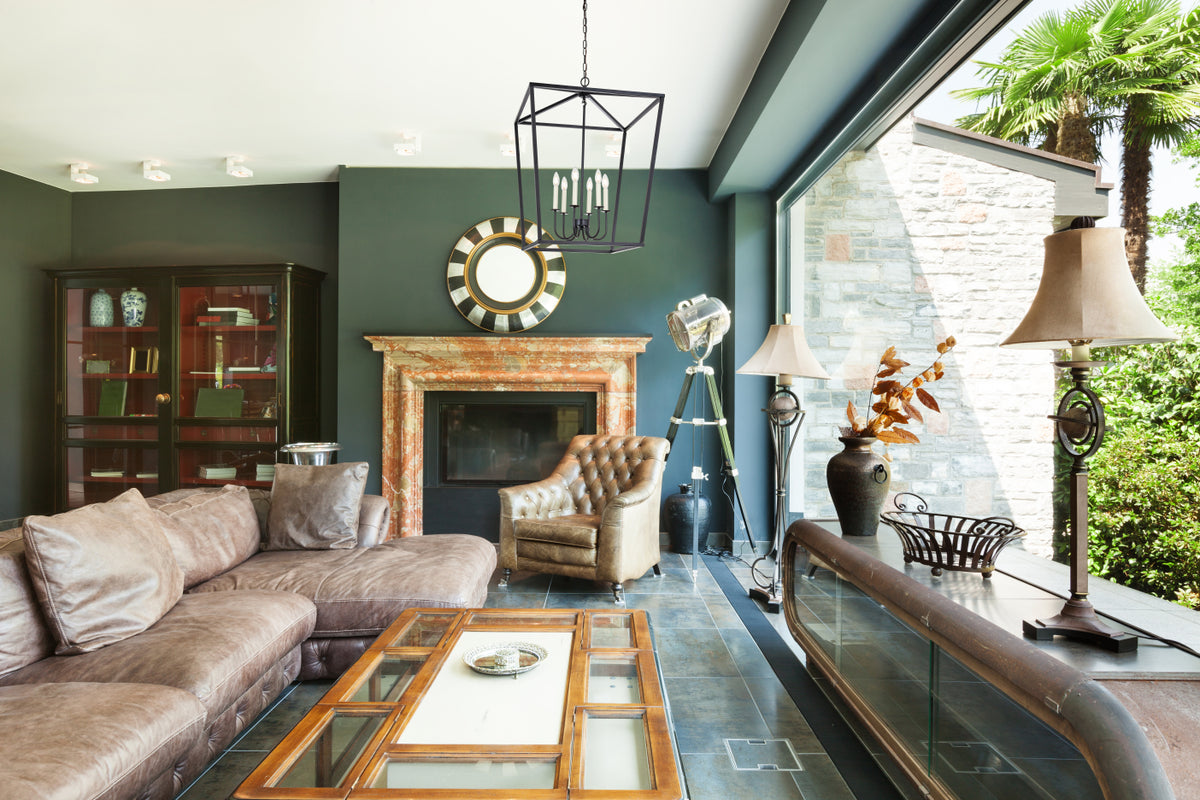 Maddox 6 light Black chandelier