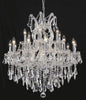 Maria Theresa 19 light Chrome Chandelier Clear Royal Cut Crystal