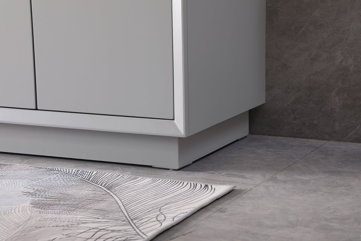 36 Inch SIngle Bathroom Vanity In Grey