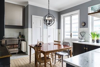 Wallace 3 light Matte Black Pendant