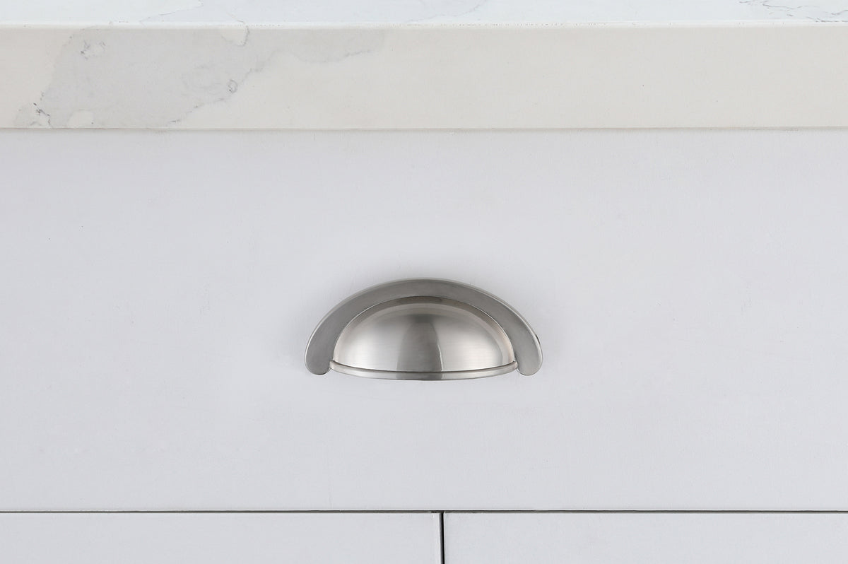 Claude 2-3/4" Center to Center Brushed Nickel Cup Bar Pull Multipack (set of 10)