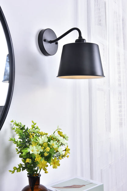 Nota 1 light black Wall Sconce