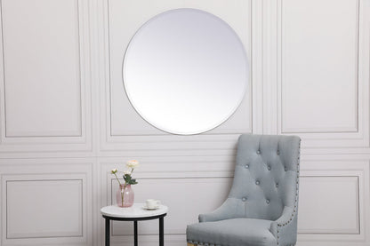 Modern 32 in. Contemporary Mirror in Clear