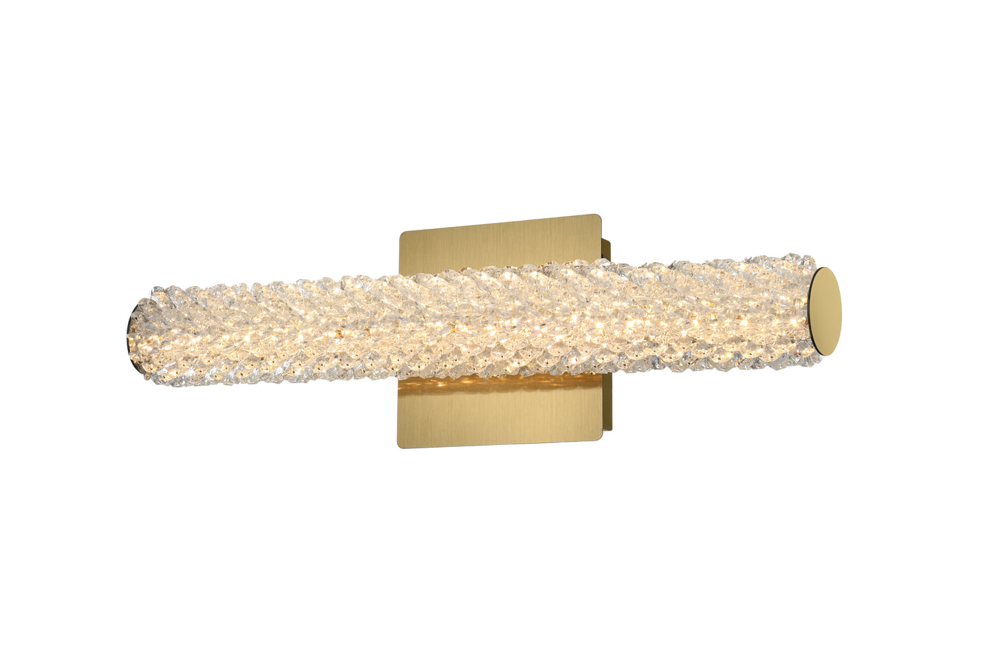 Bowen 18 inch Adjustable LED Wall Sconce in Satin Gold