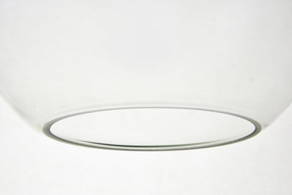 Baxter 1 Light Brass Pendant With Clear Glass