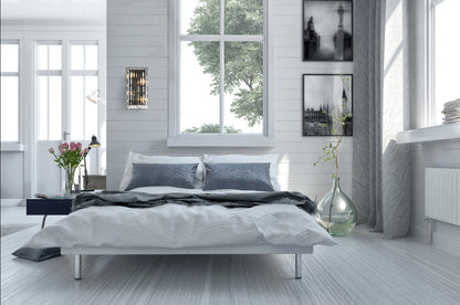 Maxime 8 inch black wall sconce