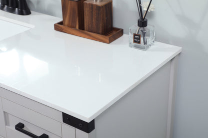 42 inch Single bathroom vanity in grey