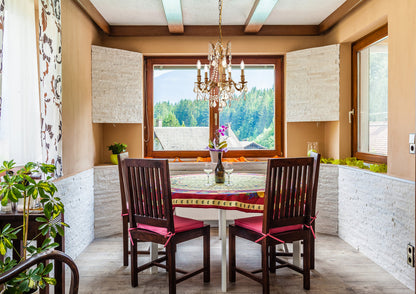 Rosalia 5 light French Gold Pendant Golden Teak (Smoky) Royal Cut Crystal