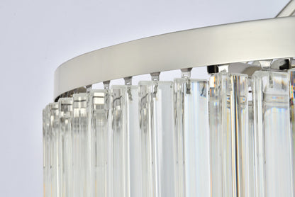 Chelsea 8 light polished nickel Chandelier Clear Royal Cut Crystal