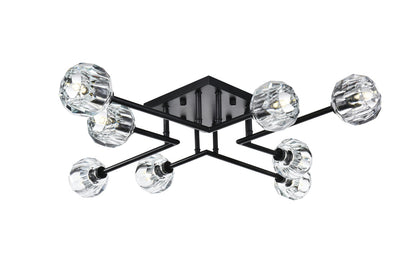 Eren 31 inch Flush Mount in Black