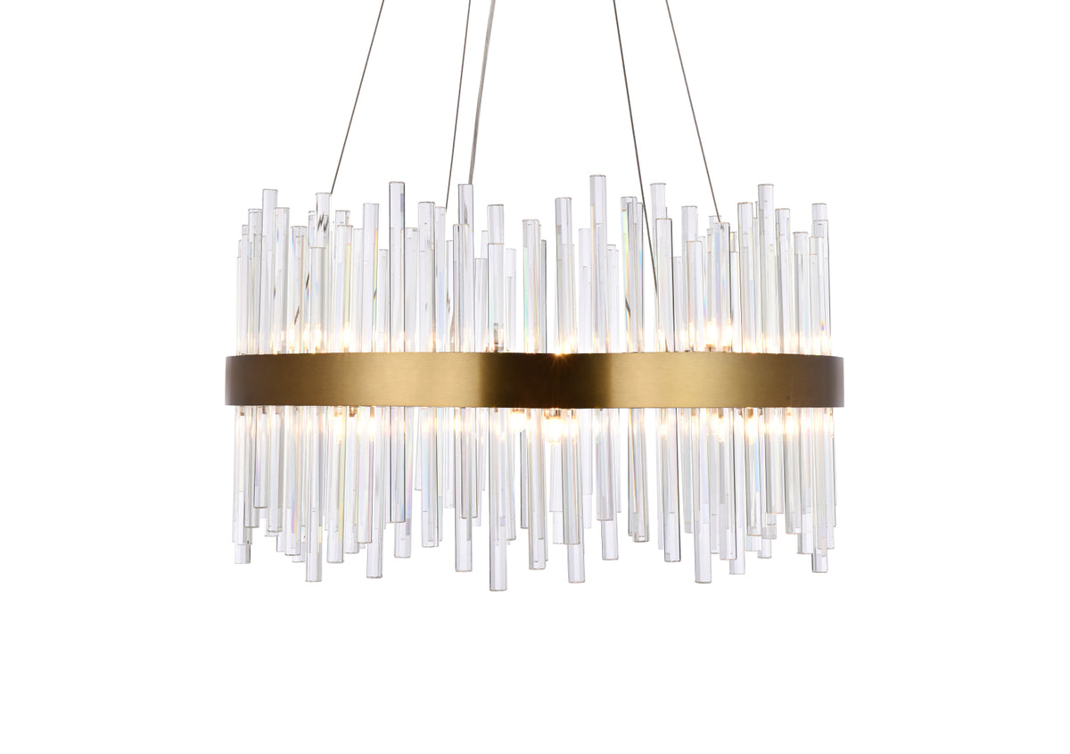 Dallas 16 light Gold Chandelier Clear Royal Cut Crystal