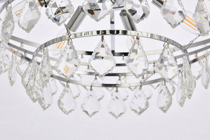 Ella 28 inch pendant in chrome