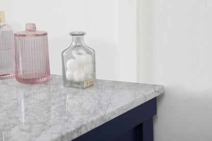 60 inch Single bathroom vanity in blue