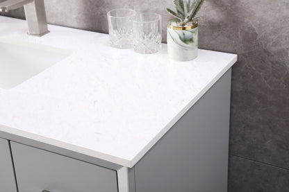 48 Inch SIngle Bathroom Vanity In Grey