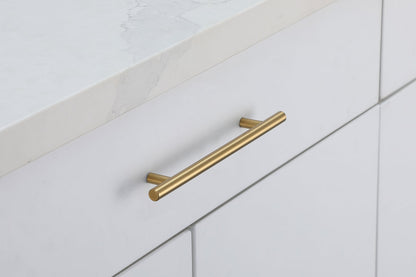 Quinn 6-5/16" Center to Center Brass Bar Pull Multipack (set of 10)