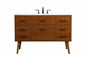 48 inch Single bathroom vanity in teak