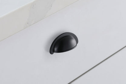 Claude 2-3/4" Center to Center Matte Black Cup Bar Pull Multipack (set of 10)