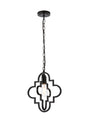 Sandara 1 light pendant in black
