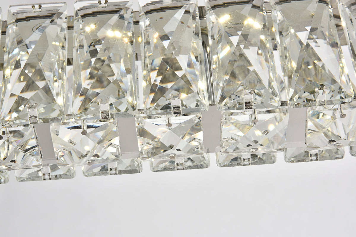 Monroe Integrated LED chip light Chrome Chandelier Clear Royal Cut Crystal
