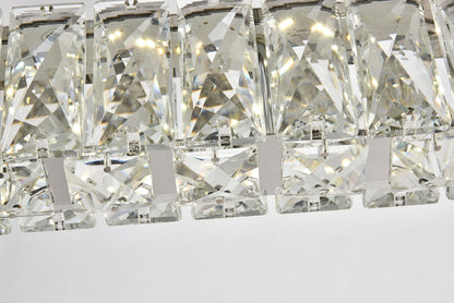 Monroe Integrated LED chip light Chrome Chandelier Clear Royal Cut Crystal