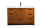 48 inch Single bathroom vanity in Teak