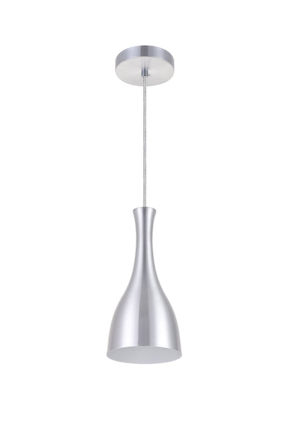 Aiken 1 Light Burnished Nickel Pendant