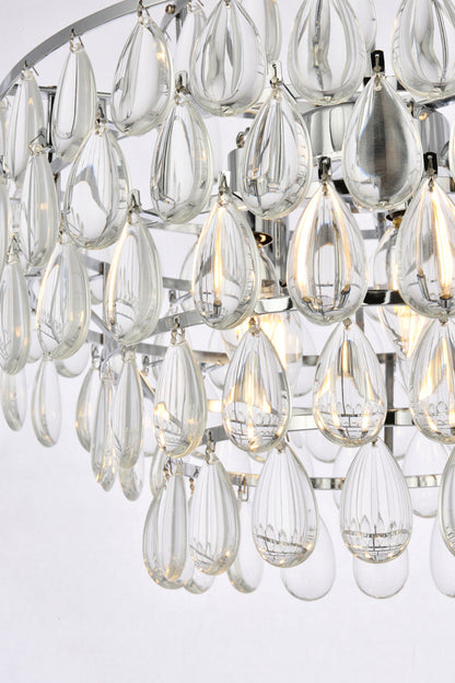 Mila 18 inch pendant in chrome