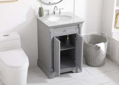 24 inch Single bathroom vanity in  Grey