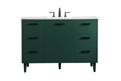 48 inch bathroom vanity in Green