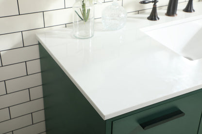48 inch bathroom vanity in Green