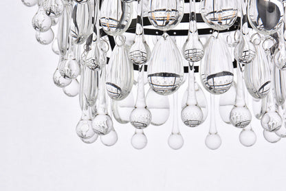 Nordic 4 lights black pendant