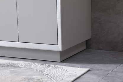 30 Inch SIngle Bathroom Vanity In Grey