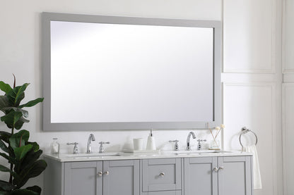 Aqua rectangle vanity mirror 60 inch in Grey